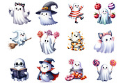 Funny Halloween Ghost, an Illustration by Design Market (Thumbnail 2 of 3)
