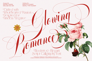 GLOWING ROMANCE — Luxury Calligraphy