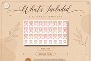 First Birthday Banner Canva Template, a Marketing Template by KennedyStudio (Thumbnail 10 of 10)