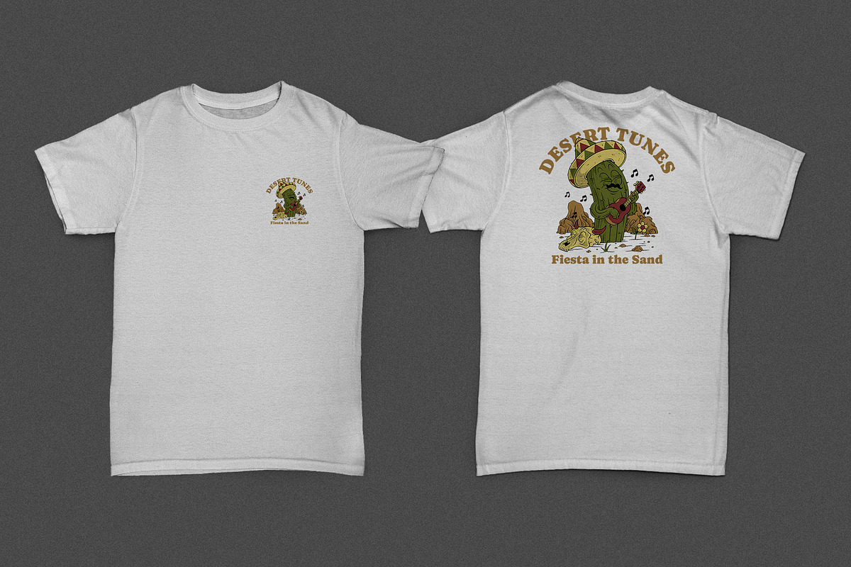 cactus mascot with acoustic guitar, a Branding & Logo Template by Judsart (Photo 3 of 3)