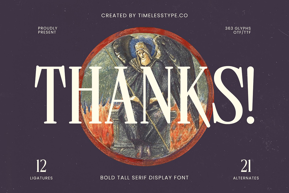 Senovac Bold Tall Serif Display, a Serif Font by timelesstype.co (Photo 20 of 20)