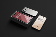iPhone Screen and Box Mockup, an iPhone Mockup by Artlogs (Thumbnail 2 of 4)