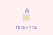 Skincare and Beauty Routine, a Healthcare Illustration by Bielousova Art (Thumbnail 8 of 8)