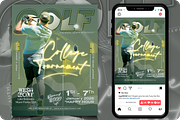Golf College Tournament Sport Flyer, a Flyer Template by regalDRAW (Thumbnail 4 of 4)