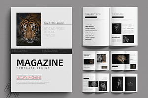 Clean Minimal Magazine Editorial, a Magazine Template by MightyDesign