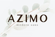 Azimo | Modern Sans Serif Font, a Script Font by Akrinity Digital (Thumbnail 1 of 3)