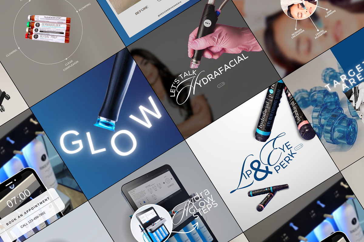 Skincare Instagram Templates Canva, a Social Media Template by Design Driven Media (Photo 1 of 7)