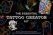The Essential Tattoo Creator Kit, a Brushes & More by Good Kid Studio (Thumbnail 1 of 8)