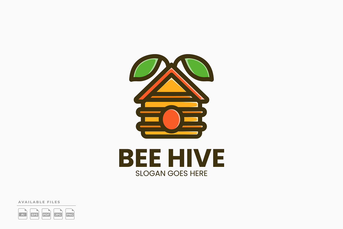 Bee Hive Logo, a Branding & Logo Template by Zeer Graphic
