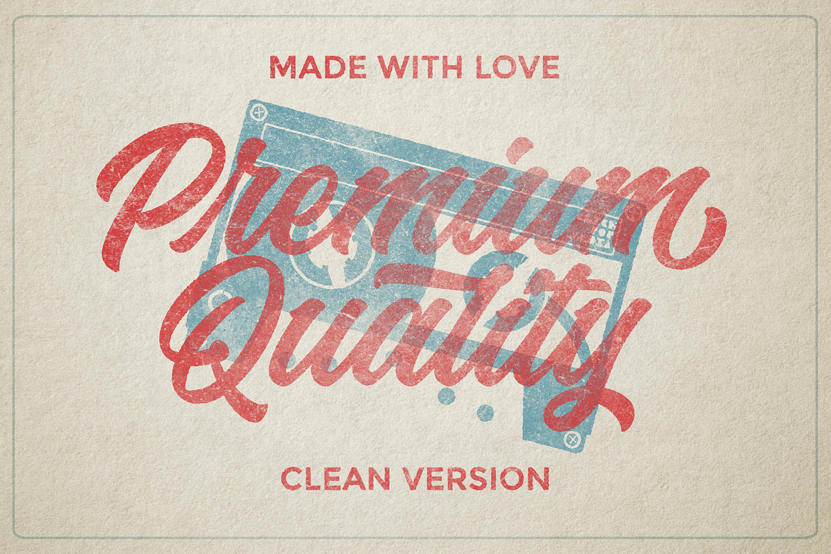 Quicken Vintage Logo Font preview 3