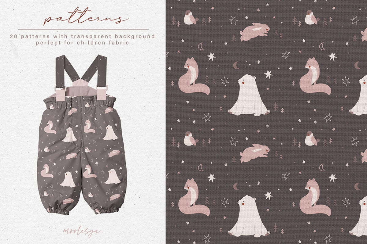 Hygge Christmas • Kids collection, an Animal Illustration by moolesya (Photo 7 of 17)