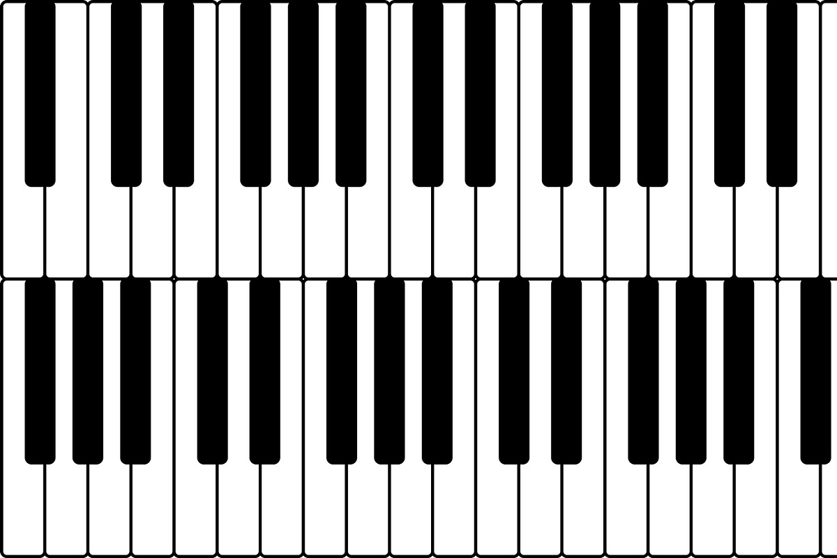 Piano Keyboard, a Graphic by Volyk (Photo 2 of 3)