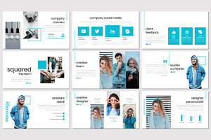 Squared - Powerpoint Template