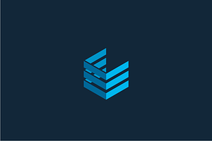 Abstract Layered Corner Cube Logo, a Branding & Logo Template by yopie