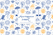 Mediterranean Summer Whimsical Set, an Object Illustration by ViktoriyaD (Thumbnail 16 of 16)
