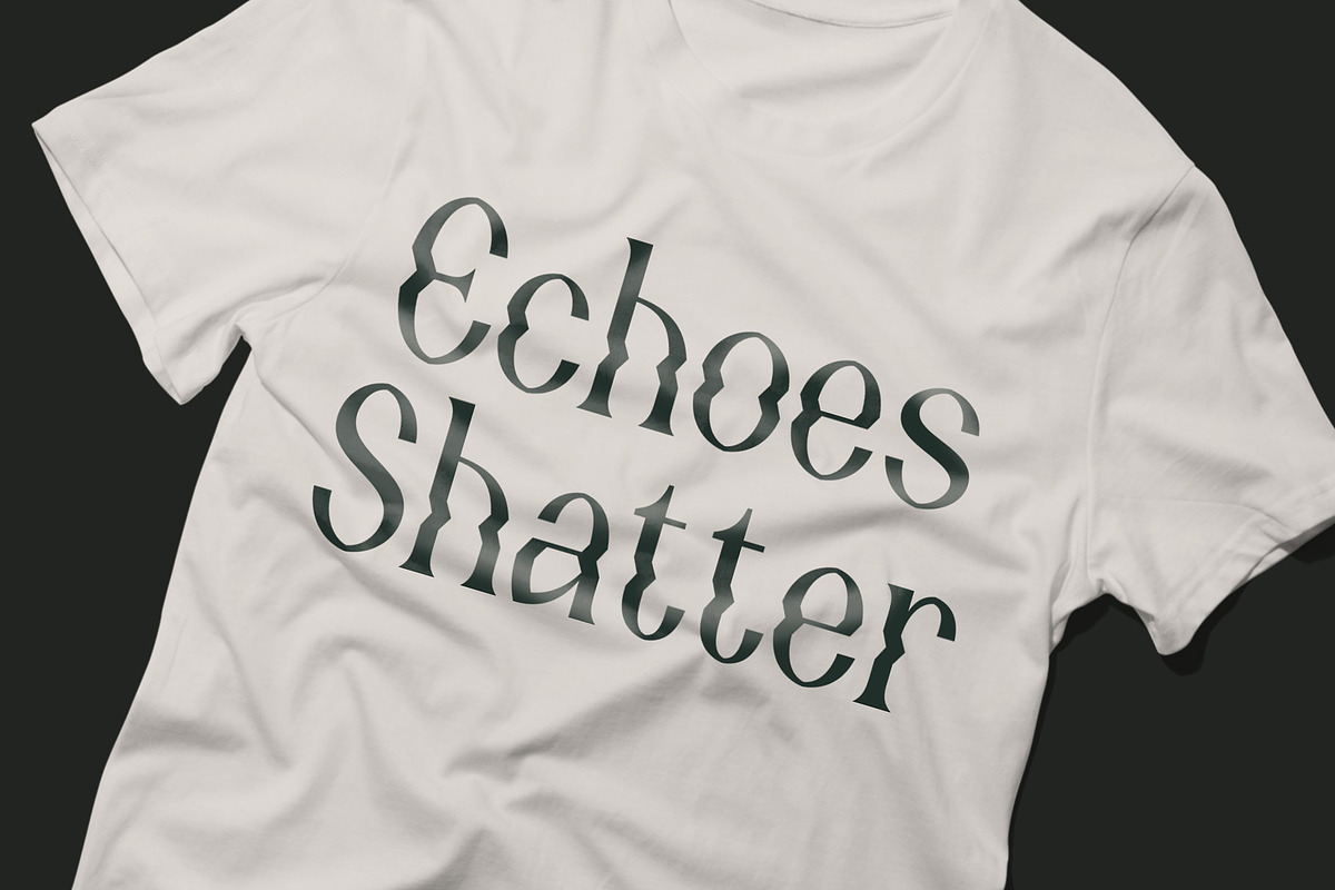 CS Berish – Psychedelic Font, a Serif Font by Craft Supply Co. (Photo 5 of 8)