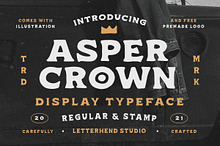 Asper Crown - Display Typeface