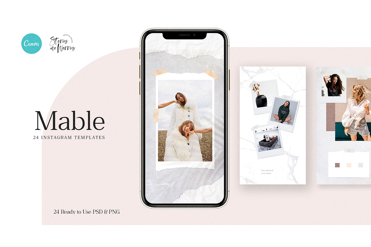 MoodBoard - 24 Instagram, a Social Media Template by Stories Collective (Photo 1 of 7)