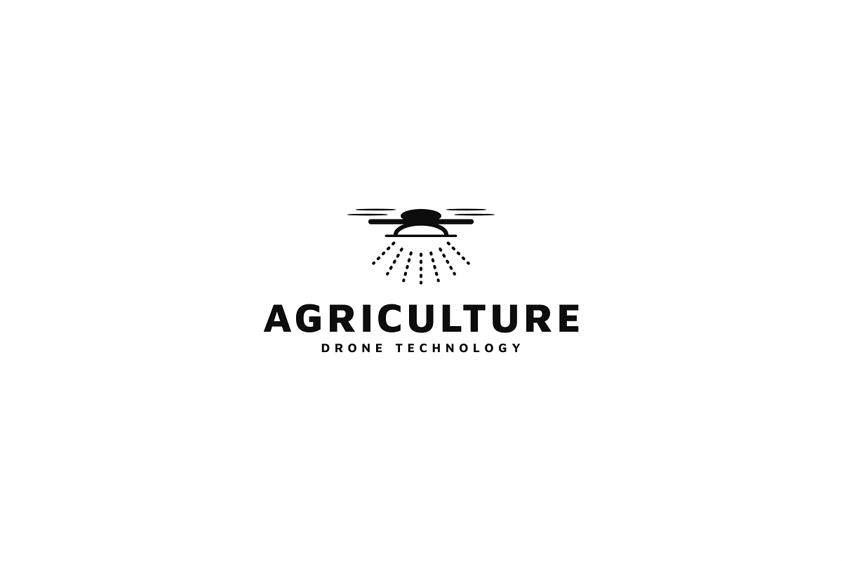Agriculture drone simple logo, a Branding & Logo Template by zuhudsgn (Photo 3 of 3)