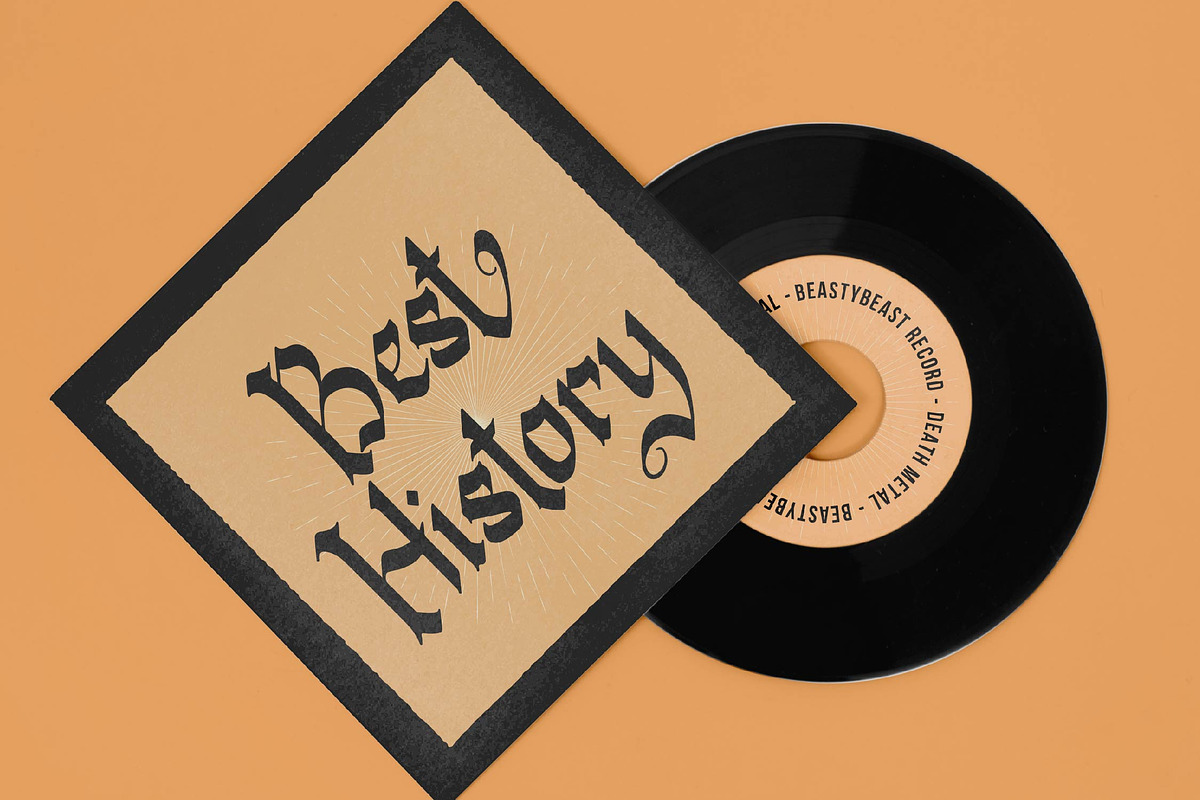 Rudra Great | Blackletter Typeface, a Blackletter Font by Denustudios (Photo 9 of 14)