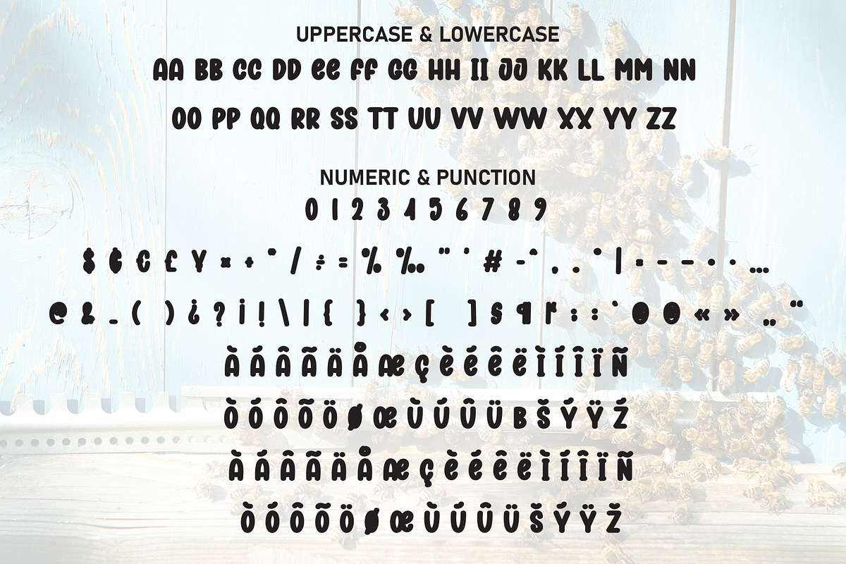 Honey Bee | Script Font, a Script Font by Scratchones (Photo 7 of 8)