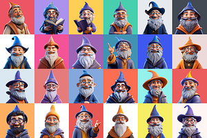 125 Animoji - Wizard Man