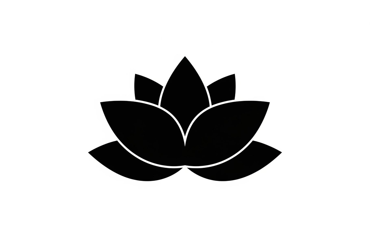 Lotus Flower Vector Icon Bundle, an Illustration by yasushie (Photo 20 of 51)