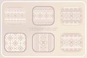 Cream Beige Geometric Ethnic Pattern, a Pattern Graphic by ThaiByGaew (Thumbnail 2 of 5)