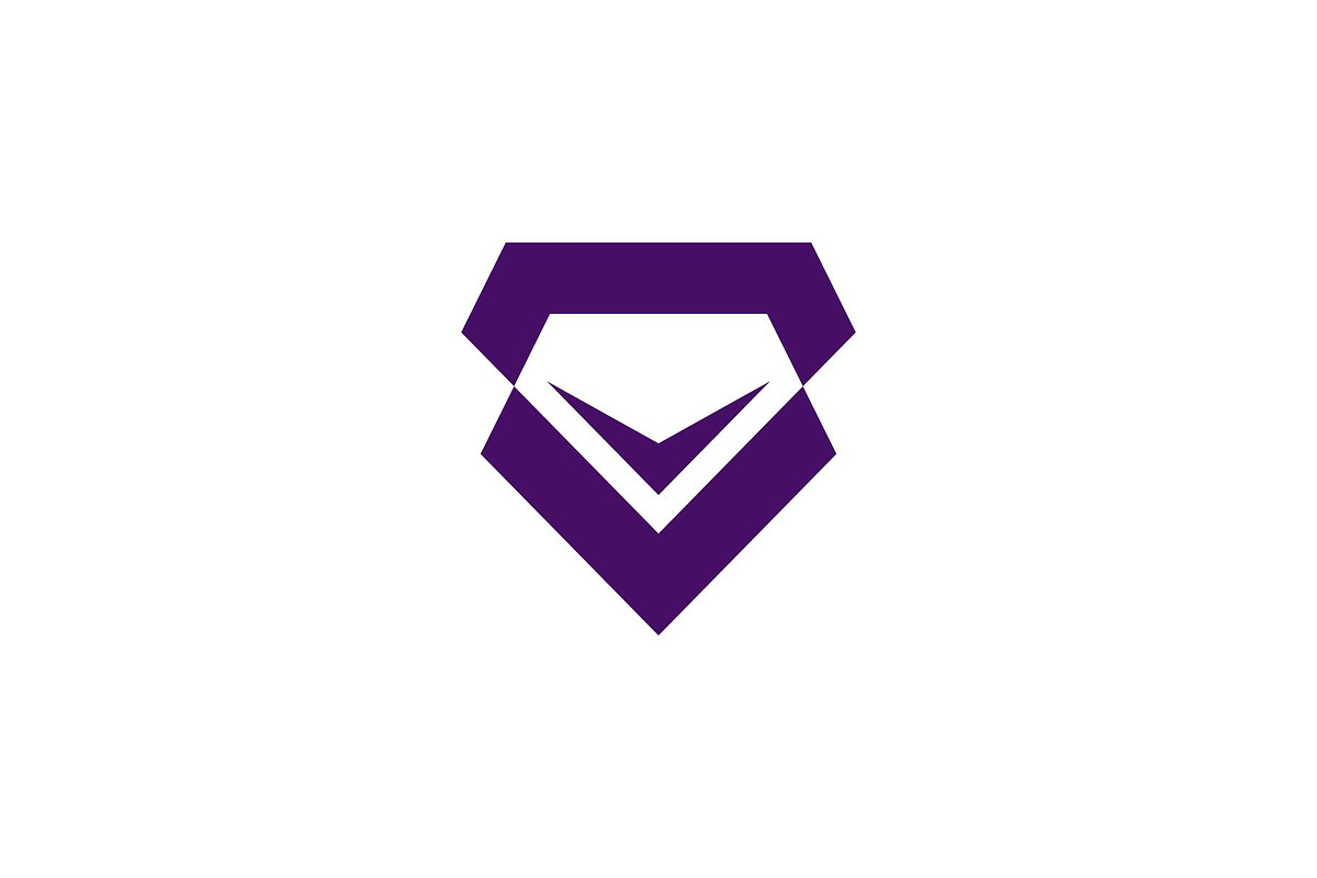 Letter V Diamond Logo, a Branding & Logo Template by Buqancreative (Photo 4 of 4)