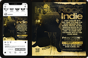Indie Rock Music Flyer, a Flyer Template by regalDRAW (Thumbnail 3 of 3)
