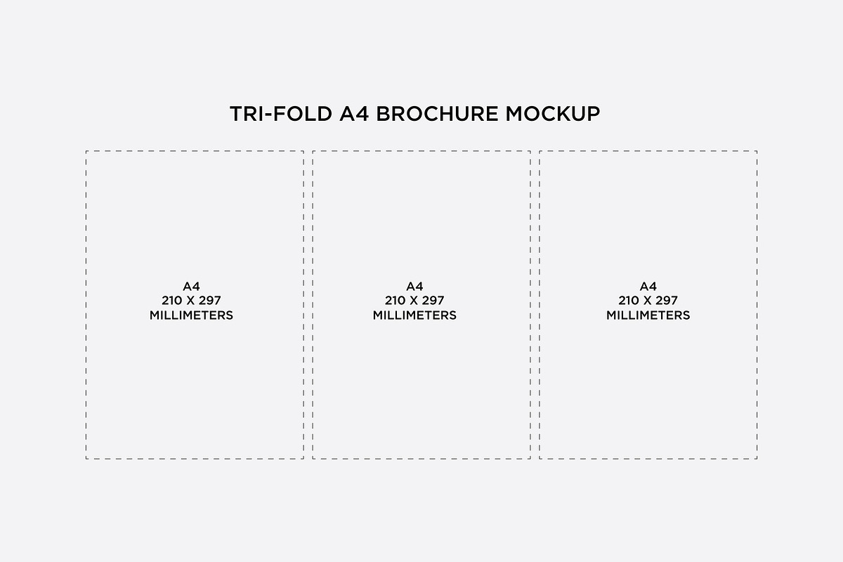 Tri-Fold A4 Brochure Mockup, a Print Template by AlkStudio (Photo 9 of 9)