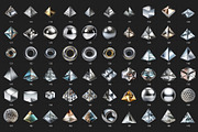Geometrica: 3D Geometric Shapes, an Object Graphic by RDShop (Thumbnail 9 of 9)