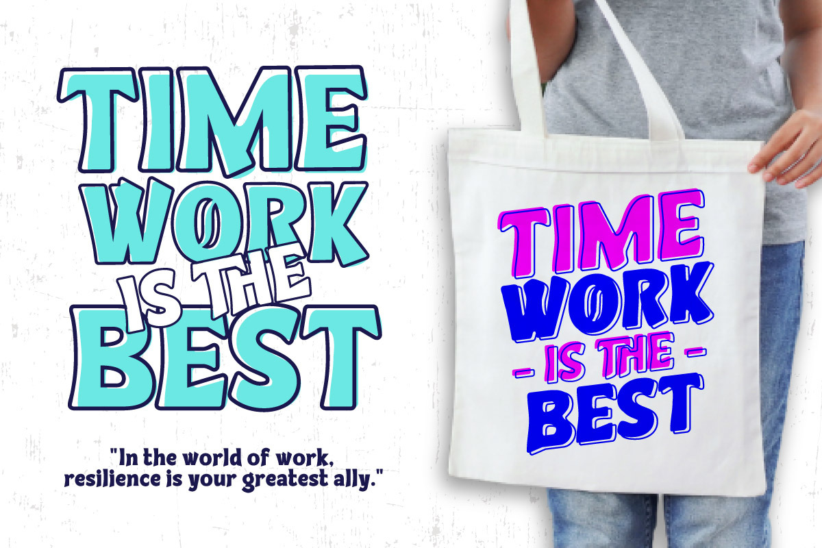 Thellwoenk - Quirky Display Font, a Sans Serif Font by twinstd (Photo 7 of 10)