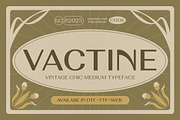 Vactine, a Sans Serif Font by graphicook (Thumbnail 1 of 10)