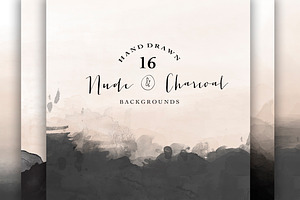 Nude And Charcoal Backgrounds