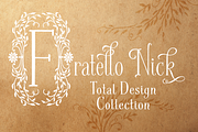 Fratello Nick Total Collection, a Font by Debi Sementelli (Thumbnail 1 of 13)