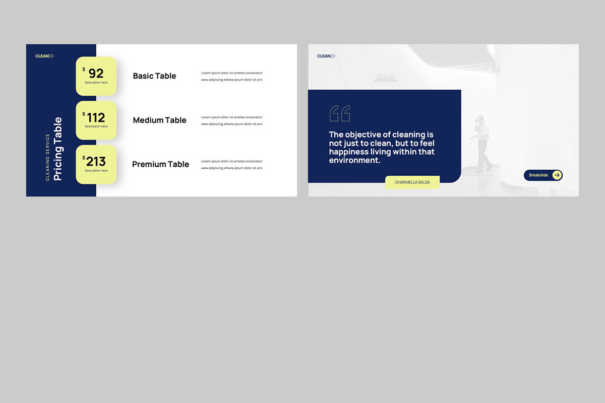 CLEANED - Cleaning Services Slides, a Presentation Template by rgbryand (Photo 9 of 9)