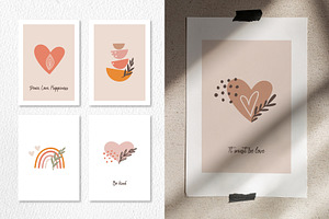 Printable Valentine Card Set