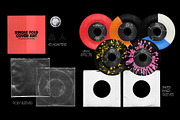 WAX FACTORY - 7 Vinyl Mock-up, a Packaging Mockup by Jordan Warren Visuals (Thumbnail 3 of 10)