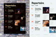 Theatre Event Schedule Poster, a Flyer Template by Danil Polshin (Thumbnail 1 of 8)