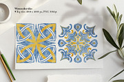 Italian Style Tile - Watercolor set, a Decorative Illustration by Jenny Quince (Thumbnail 3 of 10)