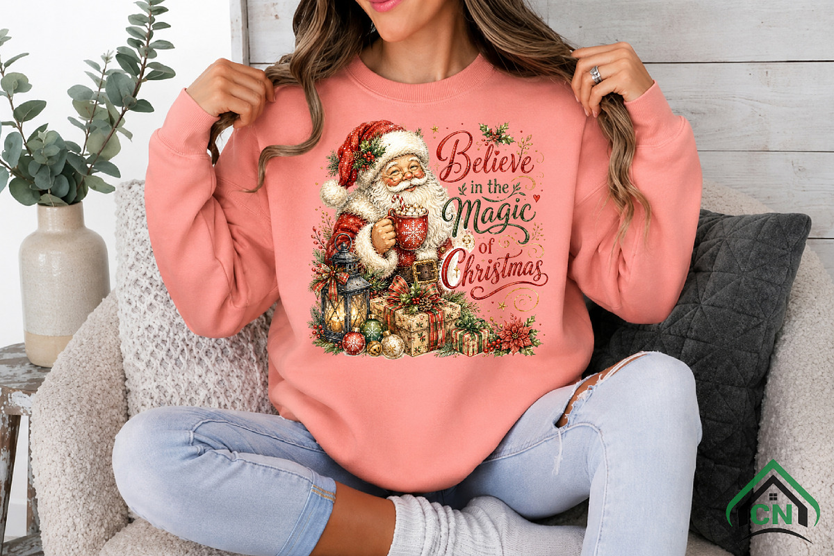 Believe in the Magic of Christmas, a Seasonal Illustration by Craft Nest (Photo 2 of 6)