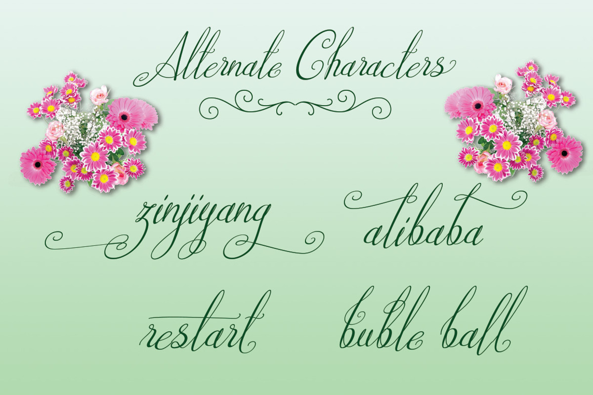 Australian Script Italic preview 5