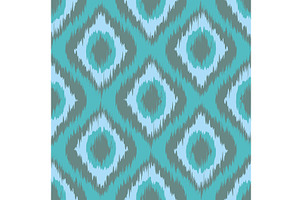 Seamless Pattern Tribal Art Ikat