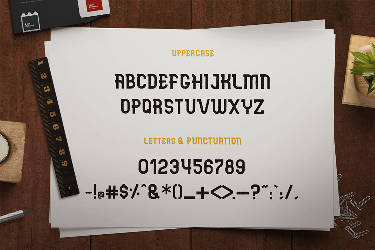 The Aberus, a Font by Fontdation (Photo 6 of 7)