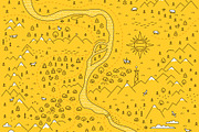 National Park Map Elements, a Decorative Illustration by Ilia Design (Thumbnail 2 of 7)