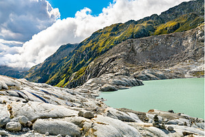 The Rhone Glacier, the source of the, a Nature Photo by Leonid Andronov