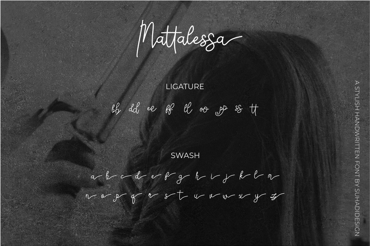 Mattalessa Signature Business Font, a Script Font by suhadidesign (Photo 7 of 7)