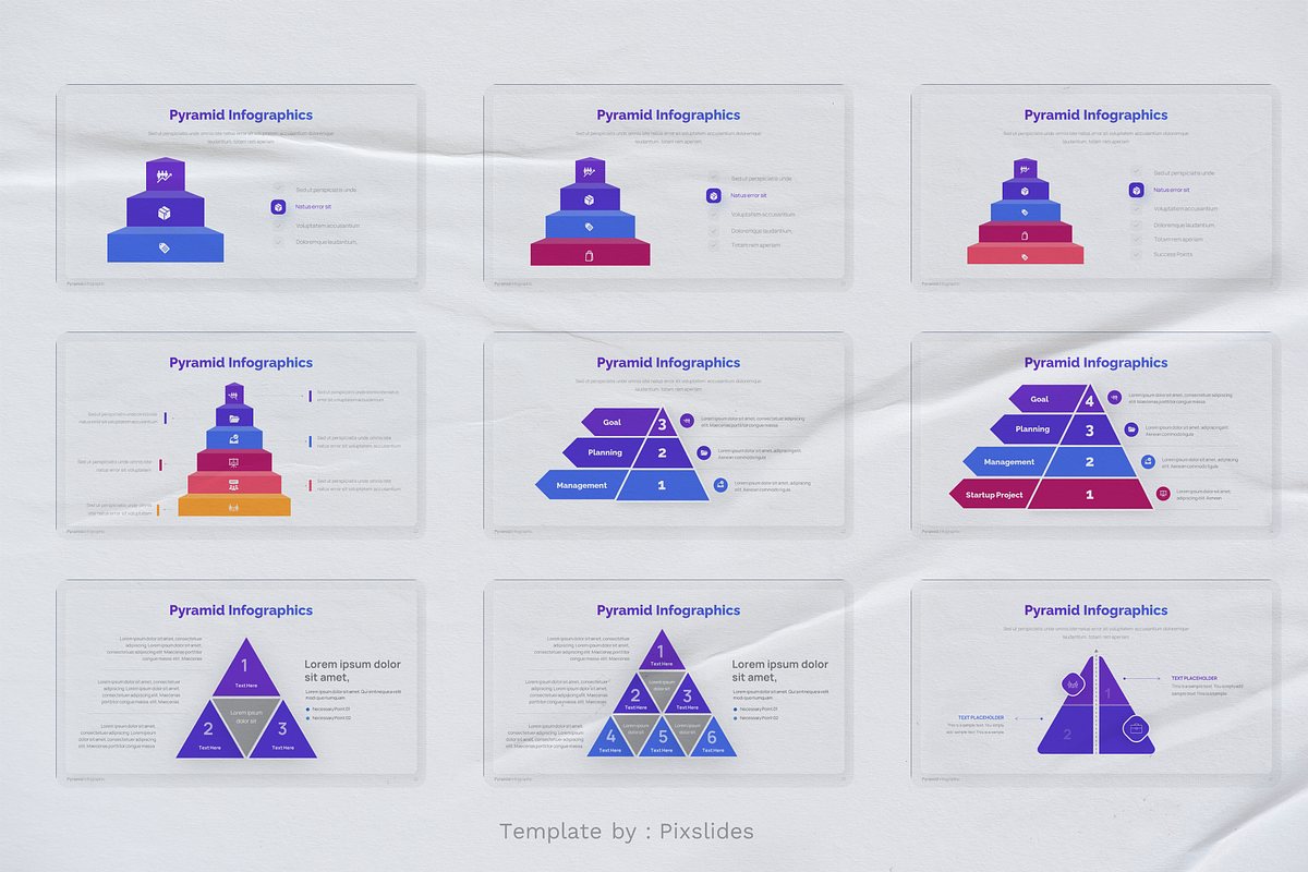 Pyramid Infographic Powerpoint, a Presentation Template by Pixslides (Photo 4 of 5)