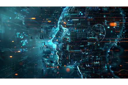 A concept (Artificial Intelligence, a Technology Photo by ZinetroN